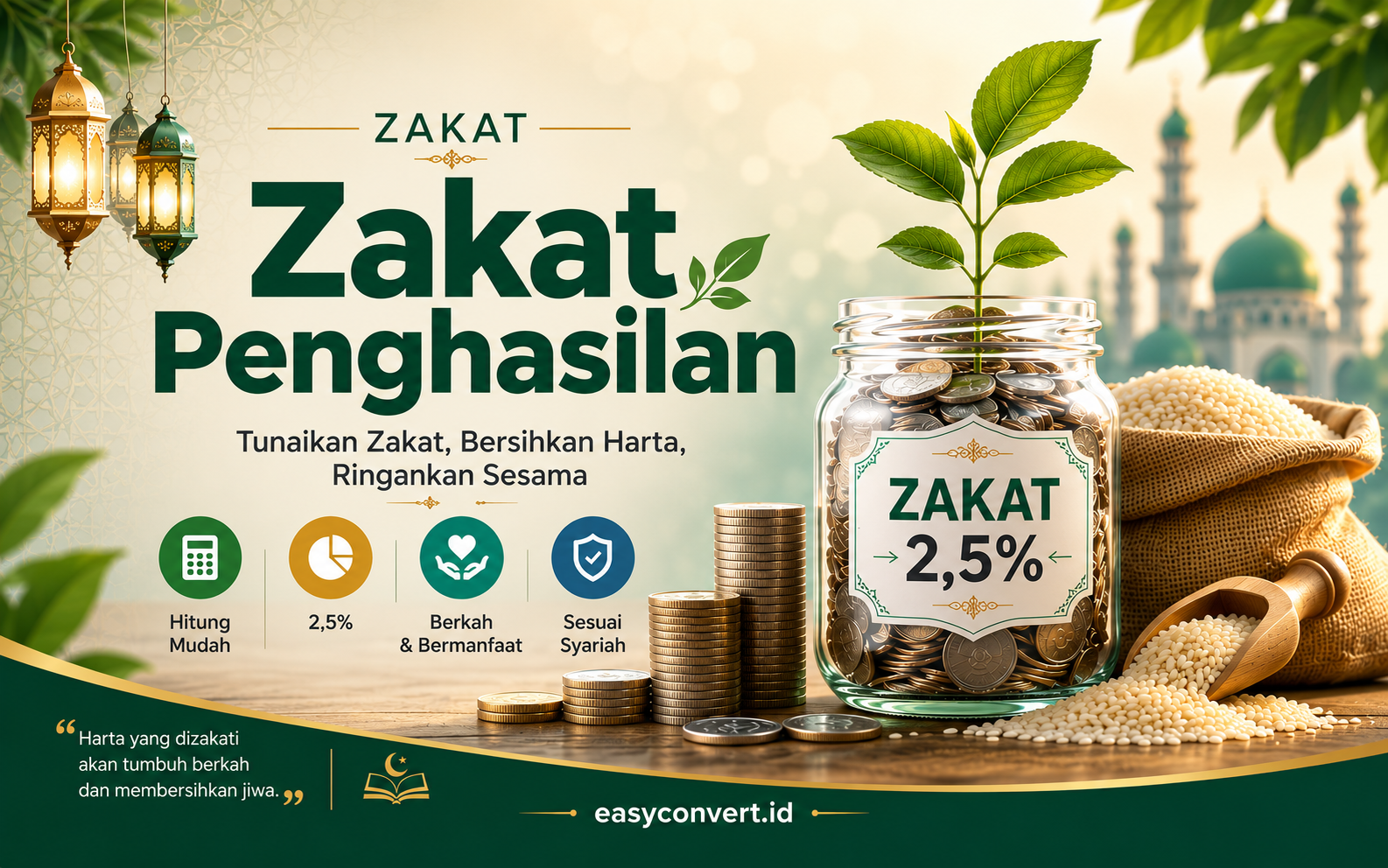 Cara Menghitung Zakat Penghasilan